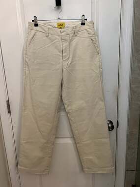 Golf Wang Golf Le Fleur Pants Chino Skateboarding Men's 30 Cream Peppy Workwear